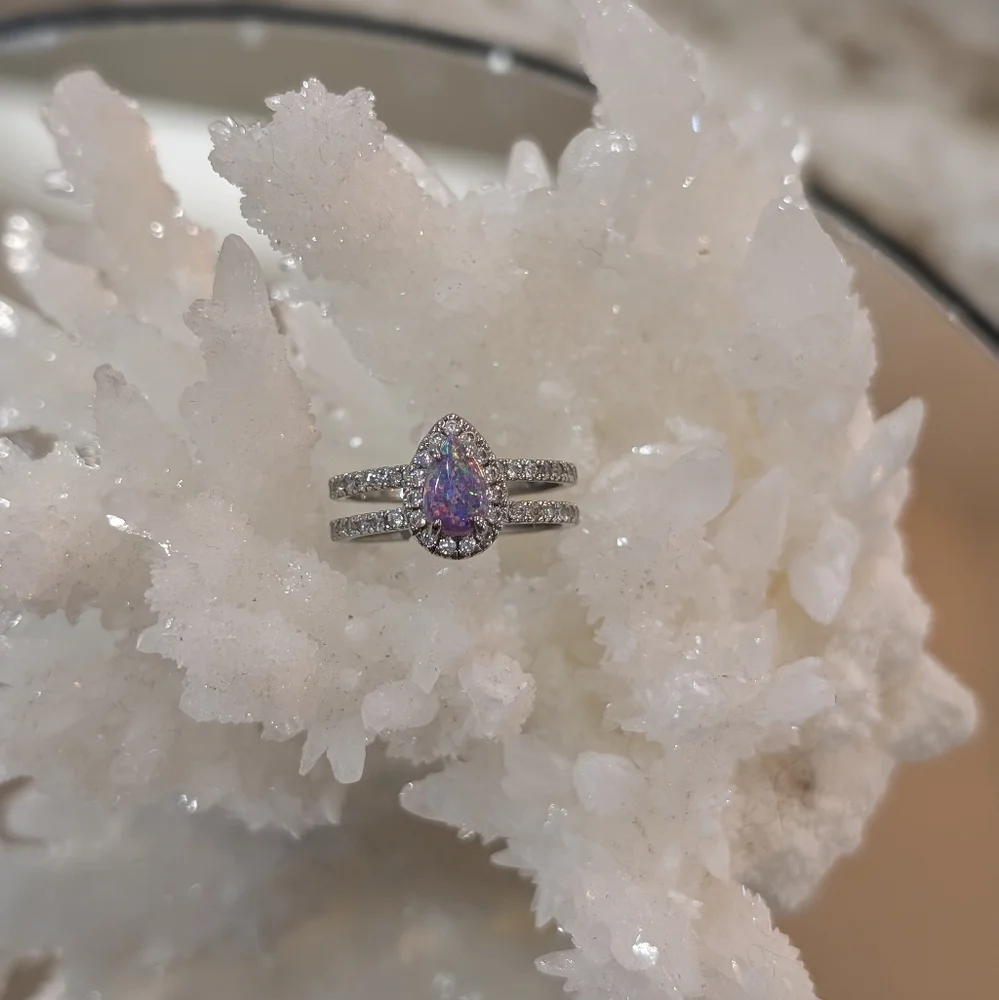 Bomb Party Fire Opal Ring - Picture 3 of 7